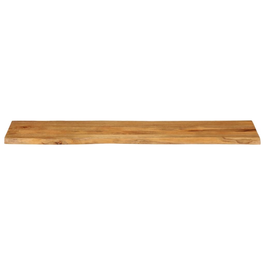 Tafelblad Met Natuurlijke Rand 180X40X2,5 Cm Eiken 180 x 40 x 2.5 cm massief mangohout