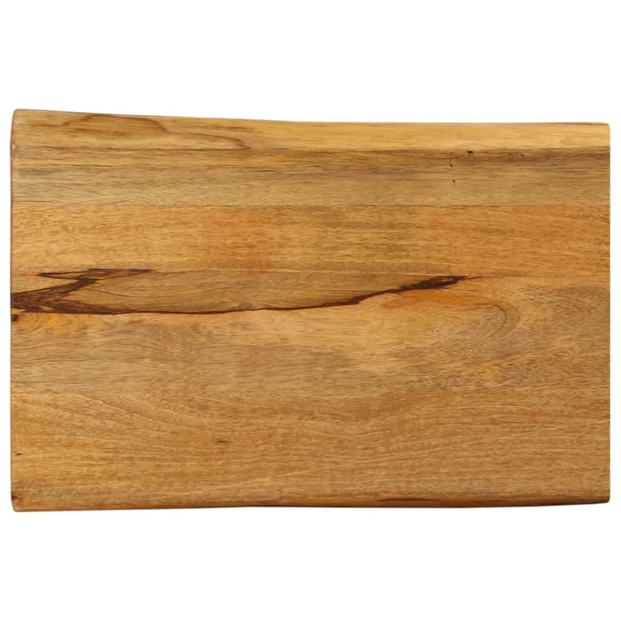Tafelblad met natuurlijke rand 50x40x3,8 cm massief mangohout