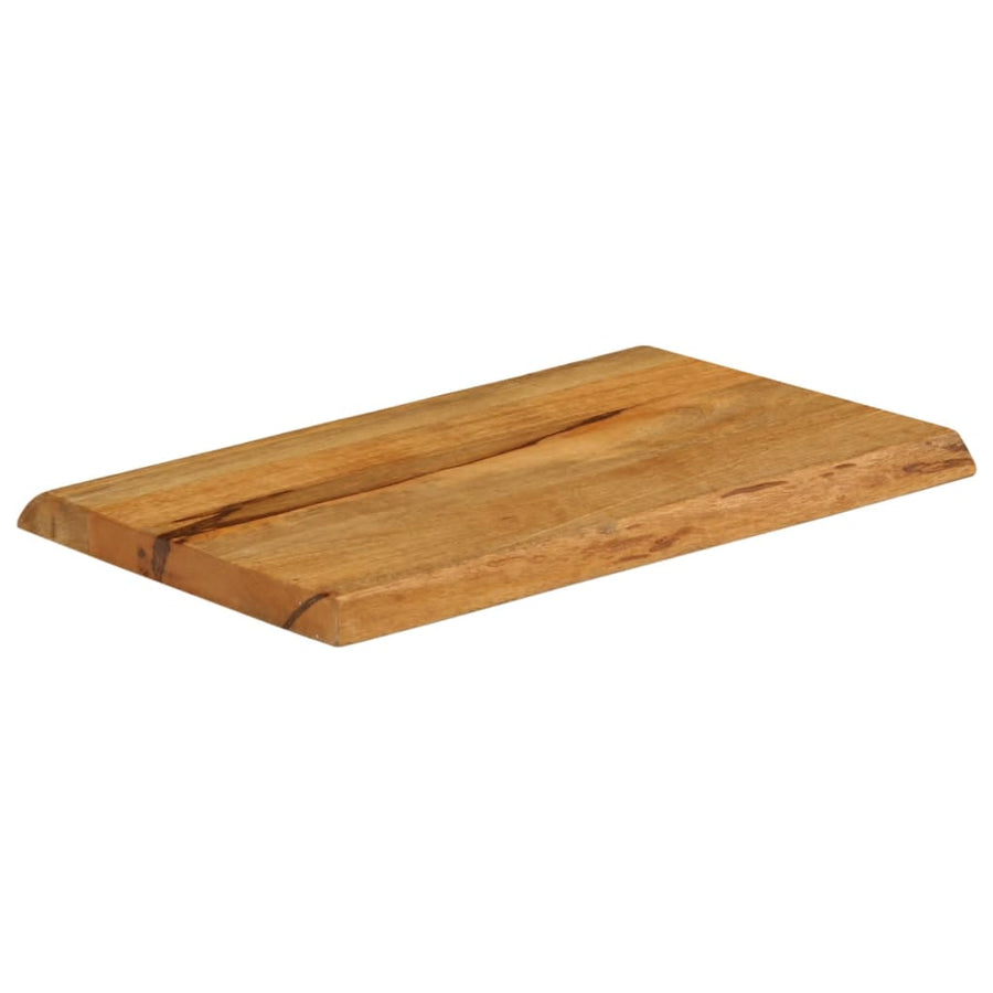 Tafelblad met natuurlijke rand 50x40x3,8 cm massief mangohout