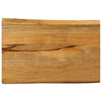 Tafelblad met natuurlijke rand 70x40x3,8 cm massief mangohout