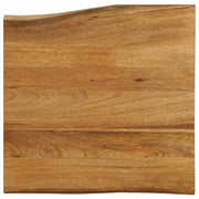 Tafelblad 60x60x3,8 cm massief mangohout natuurlijke rand