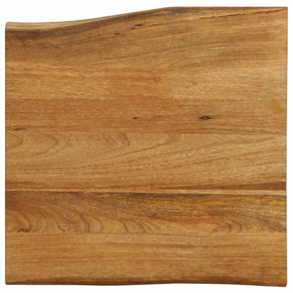 Tafelblad met natuurlijke rand 60x60x3,8 cm massief mangohout