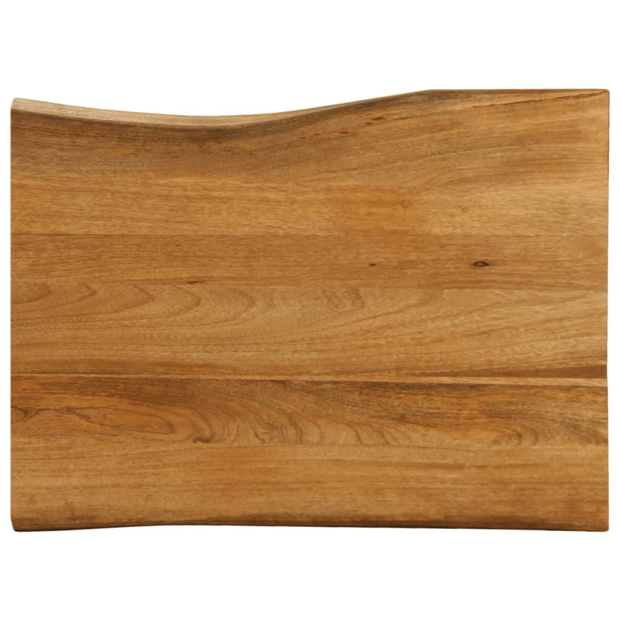 Tafelblad met natuurlijke rand 90x60x3,8 cm massief mangohout