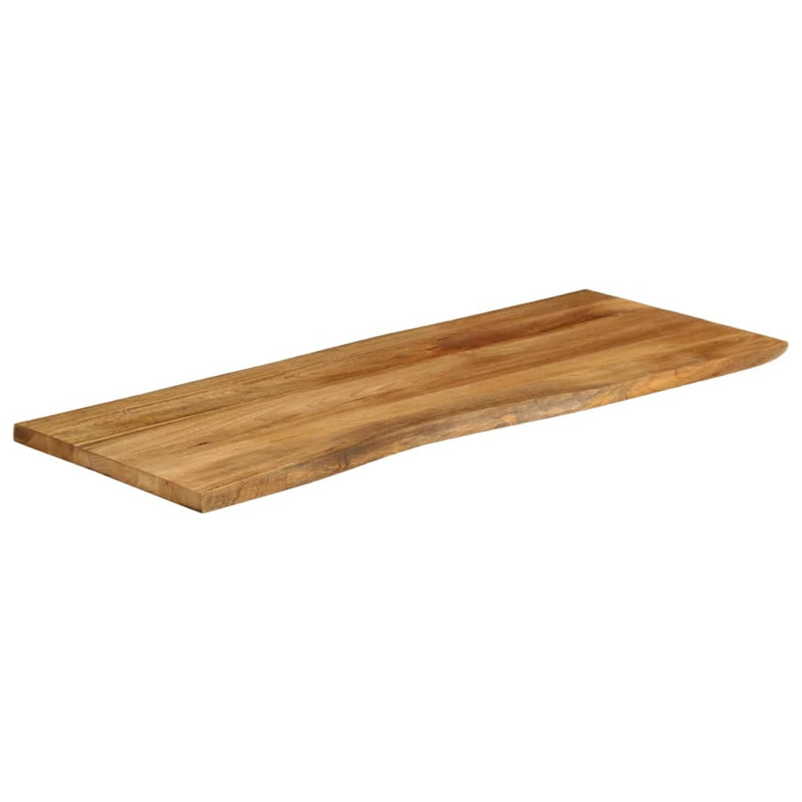 Tafelblad met natuurlijke rand 140x60x3,8 cm massief mangohout
