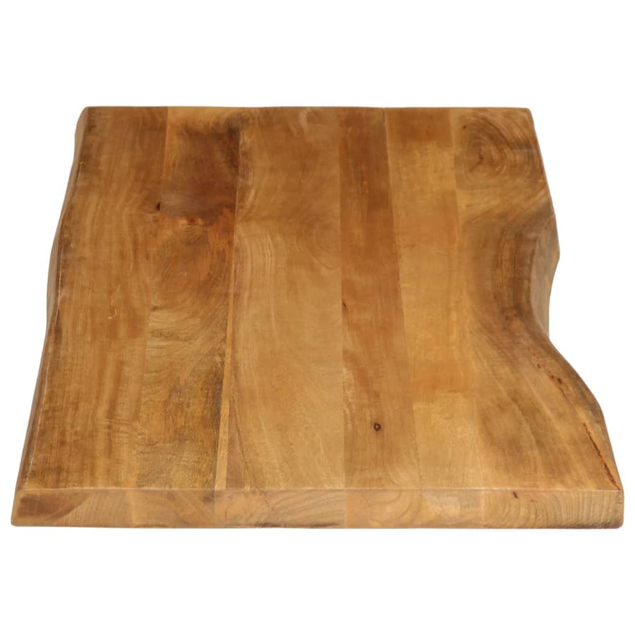 Tafelblad met natuurlijke rand 140x60x3,8 cm massief mangohout
