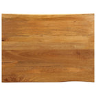 Tafelblad mangohout 90x80 cm natuurlijke rand