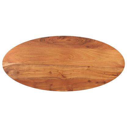 Tafelblad Ovaal 140X60X2,5 Cm Massief Acaciahout Acaciahout (Naturel) 25 mm 140 x 60 cm
