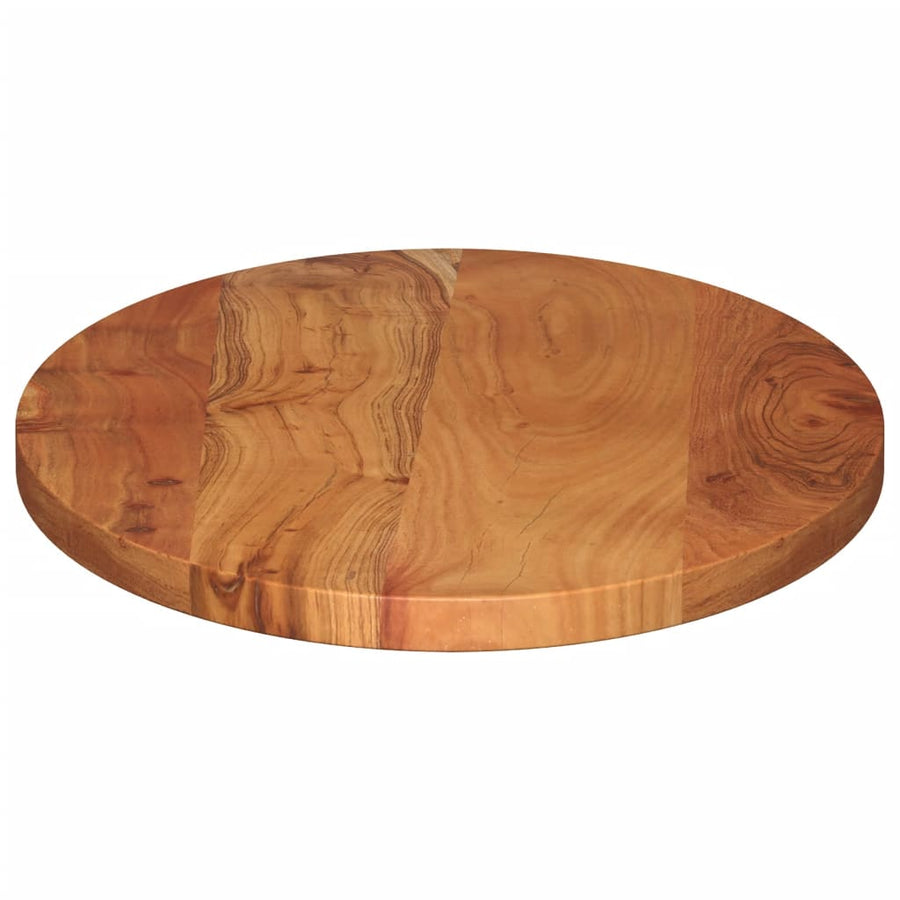 Tafelblad Ovaal 110X50X3,8 Cm Naturel 110 x 50 x 3.8 cm Massief acaciahout