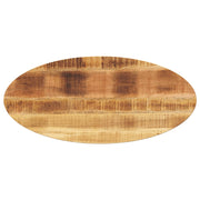 Tabletop oval 90x40x2.5 cm solid mango wood