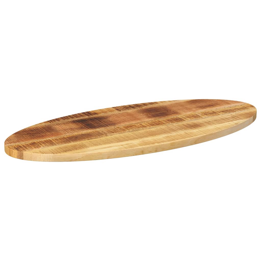 Tafelblad ovaal 90x40x2,5 cm massief mangohout