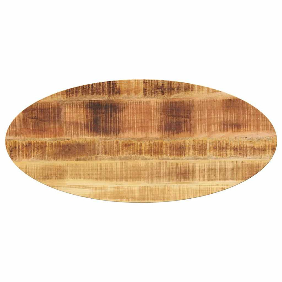 Tafelblad ovaal 110x40x3,8 cm massief mangohout
