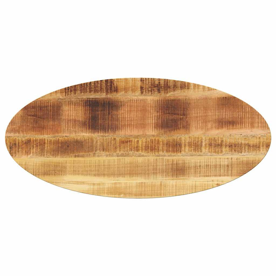 Tafelblad ovaal 110x40x3,8 cm massief mangohout