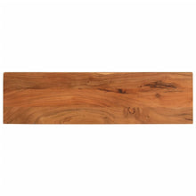 Tafelblad Rechthoekig 110X30X2,5 Cm Massief Acaciahout Lichtgrijs