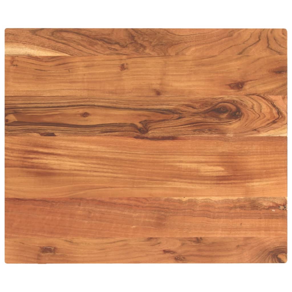 Tafelblad Rechthoekig 60X50X2,5 Cm Bruin 60 x 50 x 2.5 cm Massief acaciahout