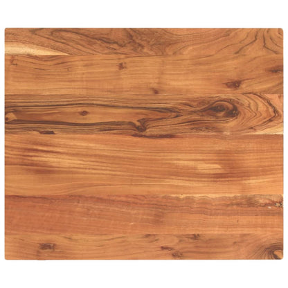 Tafelblad Rechthoekig 60X50X2,5 Cm Bruin 60 x 50 x 2.5 cm Massief acaciahout