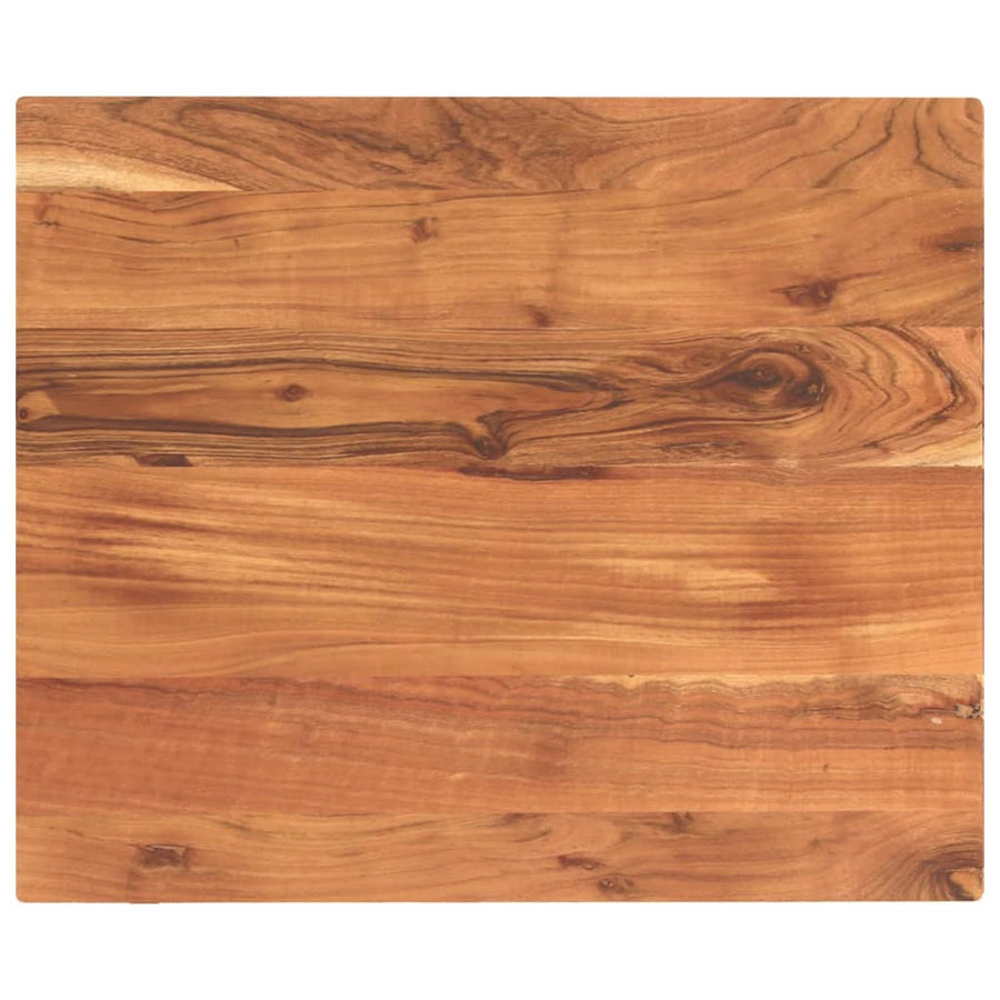 Tafelblad Rechthoekig 60X50X2,5 Cm Bruin 60 x 50 x 2.5 cm Massief acaciahout