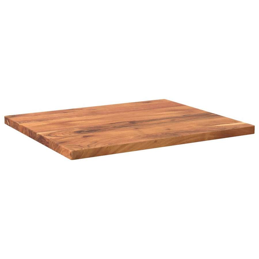 Tafelblad Rechthoekig 60X50X2,5 Cm Bruin 60 x 50 x 2.5 cm Massief acaciahout
