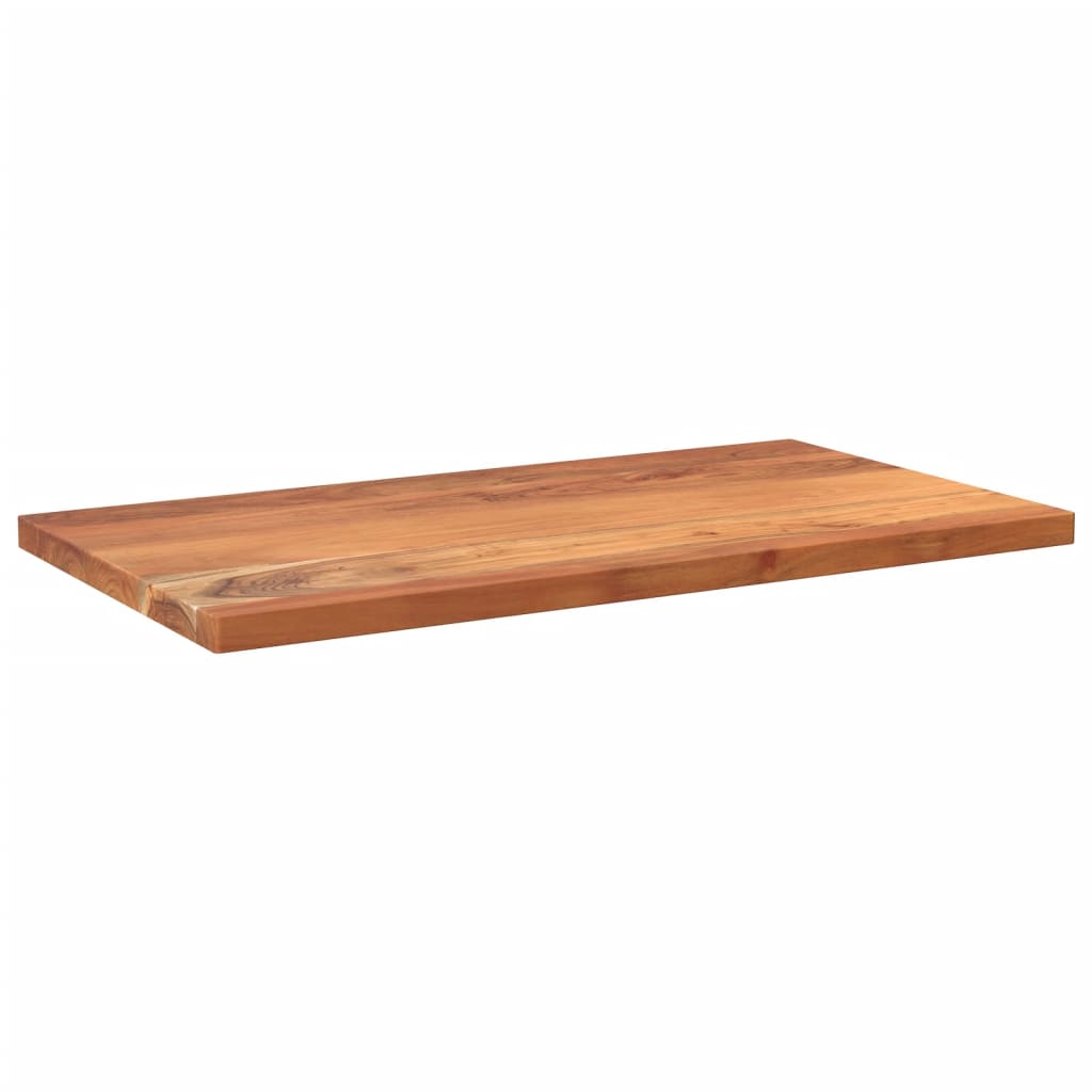 Tafelblad Rechthoekig 120X50X2,5 Cm Bruin 120 x 50 x 2.5 cm Massief acaciahout