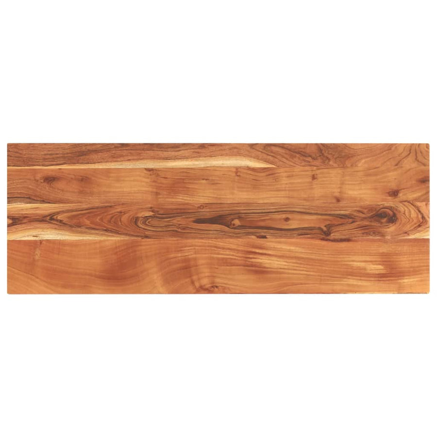 Tafelblad Rechthoekig 140X50X2,5 Cm Massief Acaciahout Acaciahout (Naturel) 25 mm
