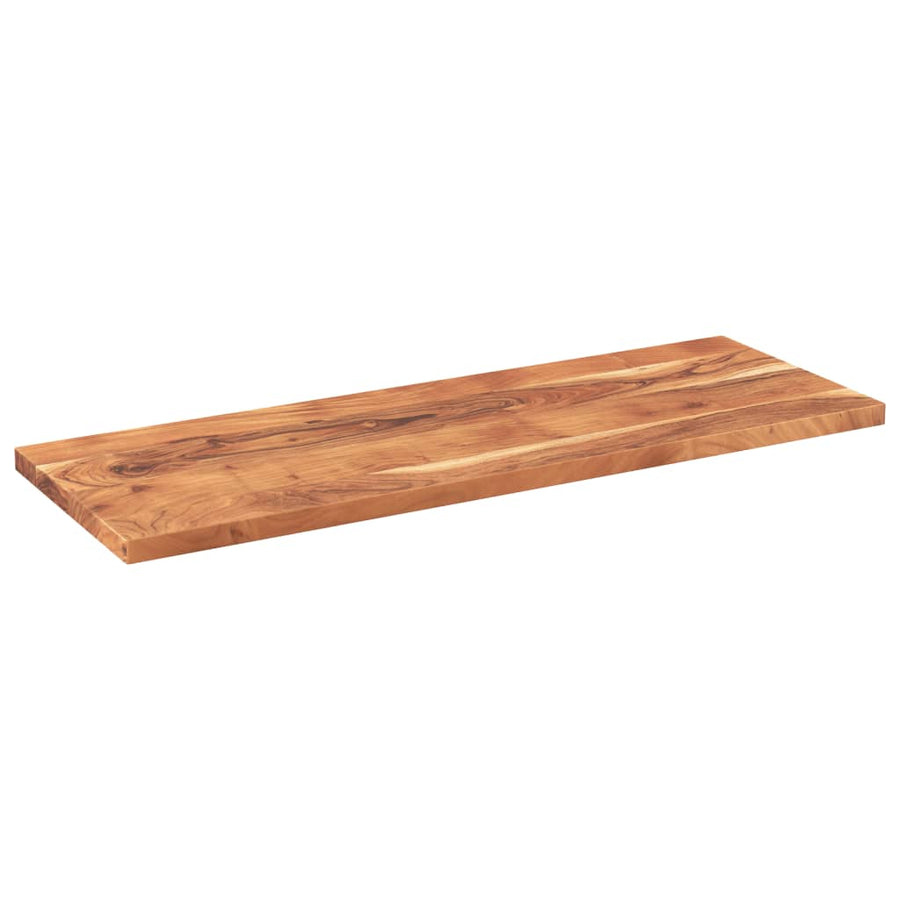 Tafelblad Rechthoekig 140X50X2,5 Cm Massief Acaciahout Acaciahout (Naturel) 25 mm