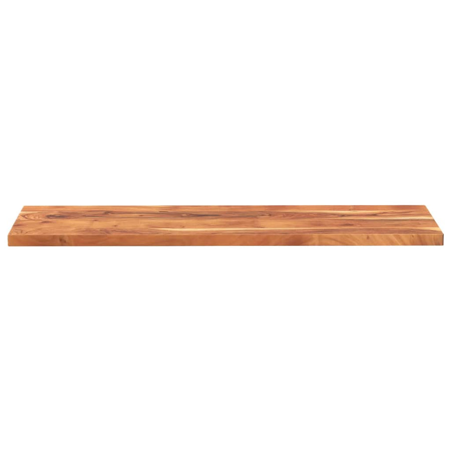 Tafelblad Rechthoekig 140X50X2,5 Cm Massief Acaciahout Acaciahout (Naturel) 25 mm