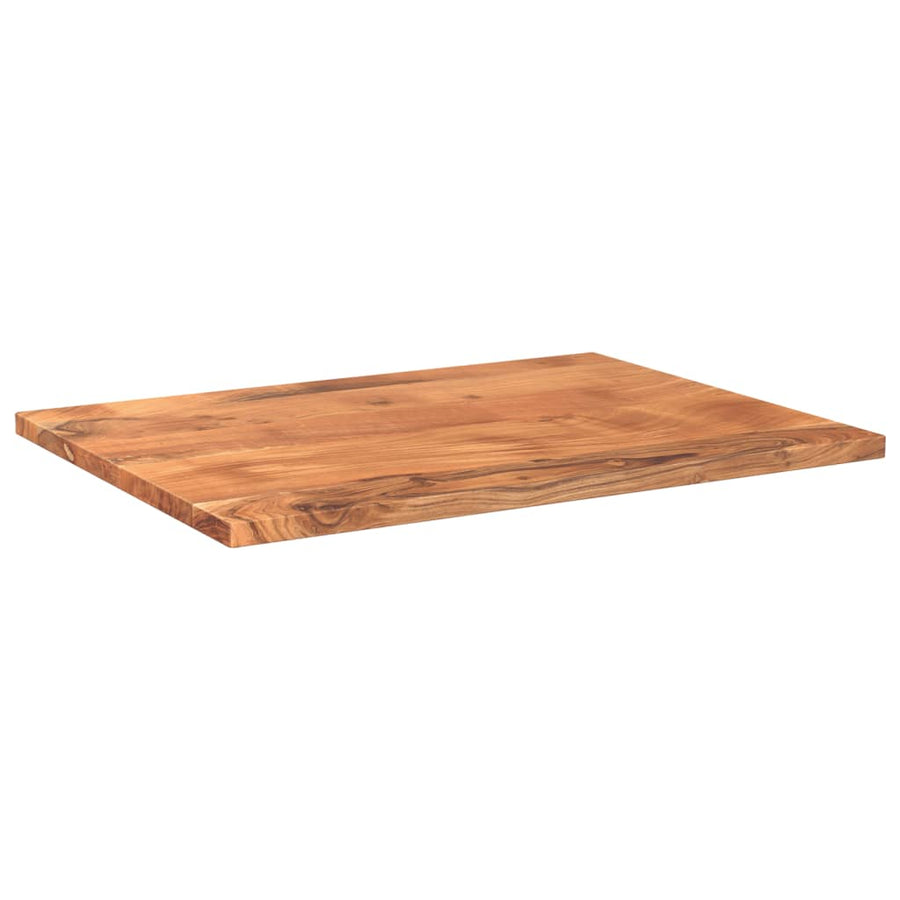 Tafelblad Rechthoekig 70X60X2,5 Cm Bruin 70 x 60 x 2.5 cm Massief acaciahout
