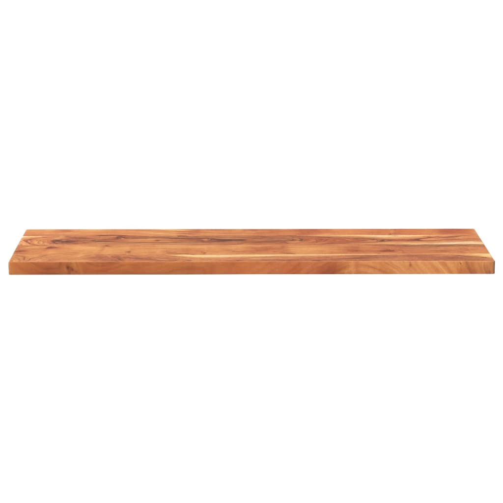 Tafelblad rechthoekig 140x60x2,5 cm massief acaciahout