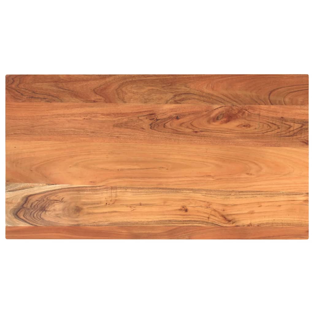 Tafelblad Rechthoekig 100X70X2,5 Cm Bruin 100 x 70 x 2.5 cm Massief acaciahout