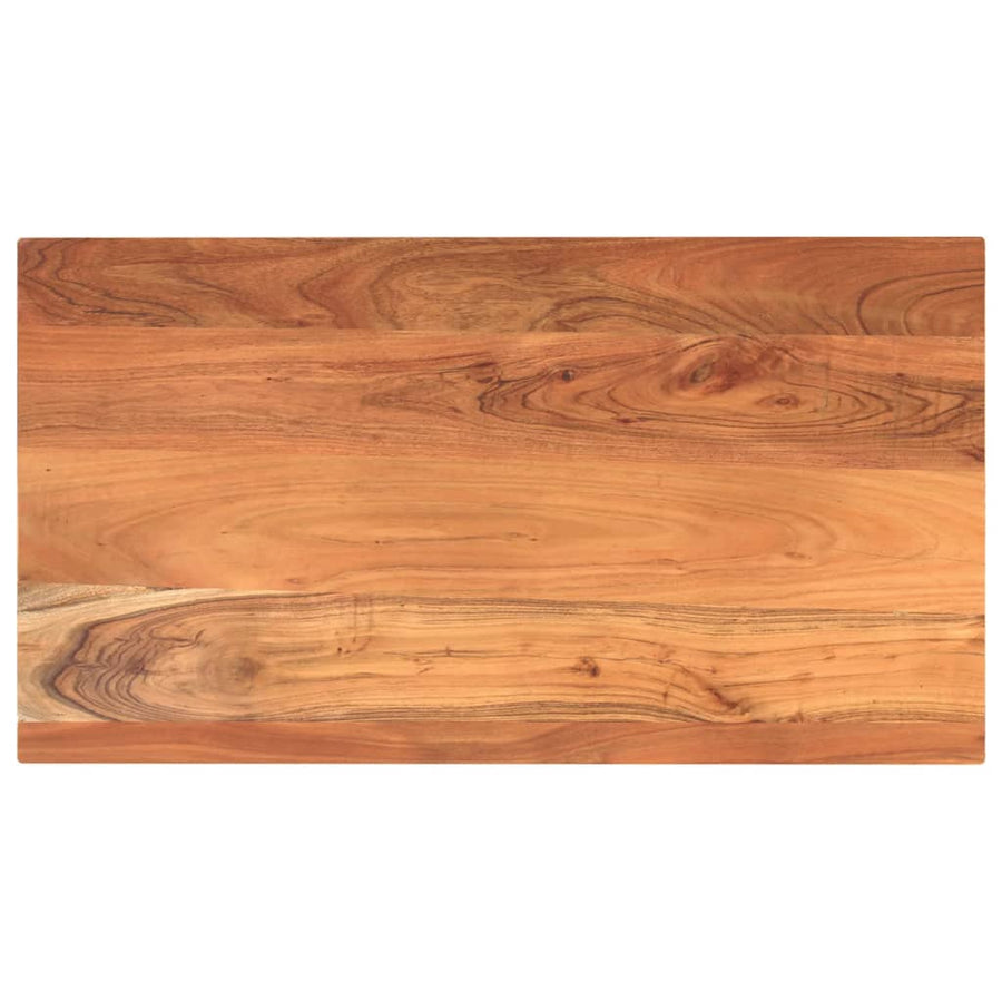 Tafelblad Rechthoekig 100X70X2,5 Cm Bruin 100 x 70 x 2.5 cm Massief acaciahout