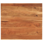 Tabletop rectangular 90x80x2.5 cm solid acacia wood