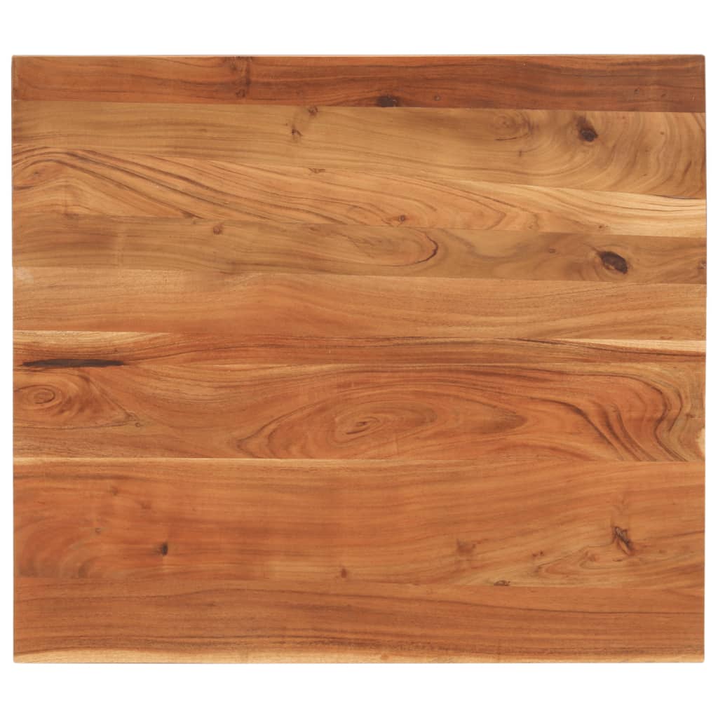 Tafelblad Rechthoekig 110X80X2,5 Cm Massief Acaciahout Acaciahout (Naturel) 25 mm