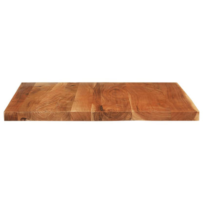 Tafelblad Rechthoekig 110X80X2,5 Cm Massief Acaciahout Acaciahout (Naturel) 25 mm