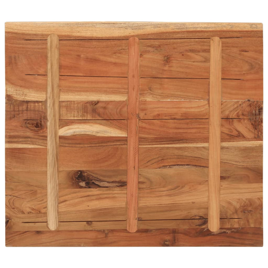 Tafelblad Rechthoekig 110X80X2,5 Cm Massief Acaciahout Acaciahout (Naturel) 25 mm