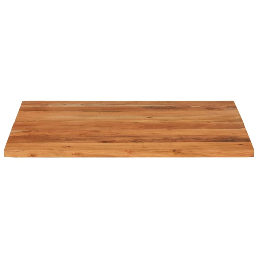 Tafelblad Vierkant 90X90X2,5 Cm Massief Acaciahout Acaciahout (Naturel) 25 mm