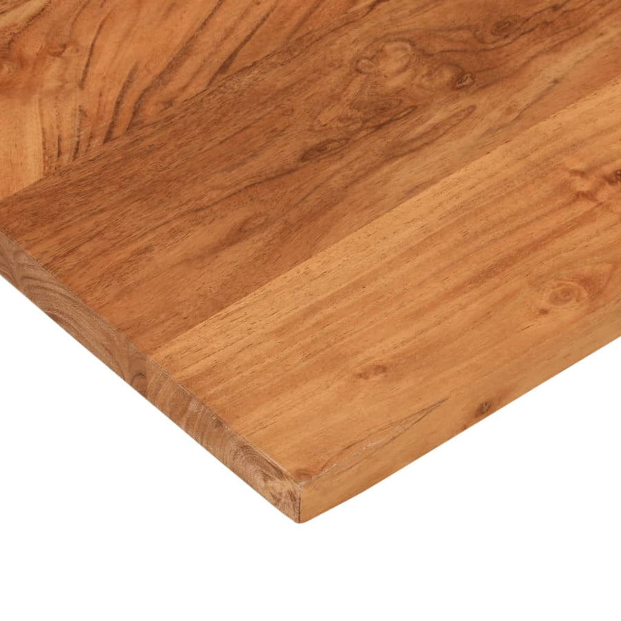 Tafelblad Vierkant 90X90X2,5 Cm Massief Acaciahout Acaciahout (Naturel) 25 mm