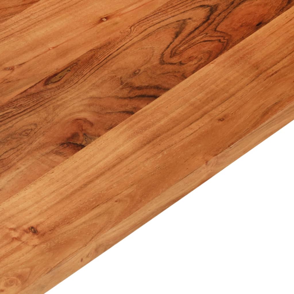 Tafelblad Vierkant 90X90X2,5 Cm Massief Acaciahout Acaciahout (Naturel) 25 mm