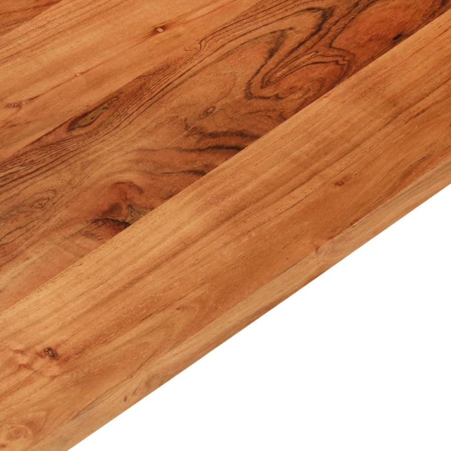 Tafelblad Vierkant 90X90X2,5 Cm Massief Acaciahout Acaciahout (Naturel) 25 mm