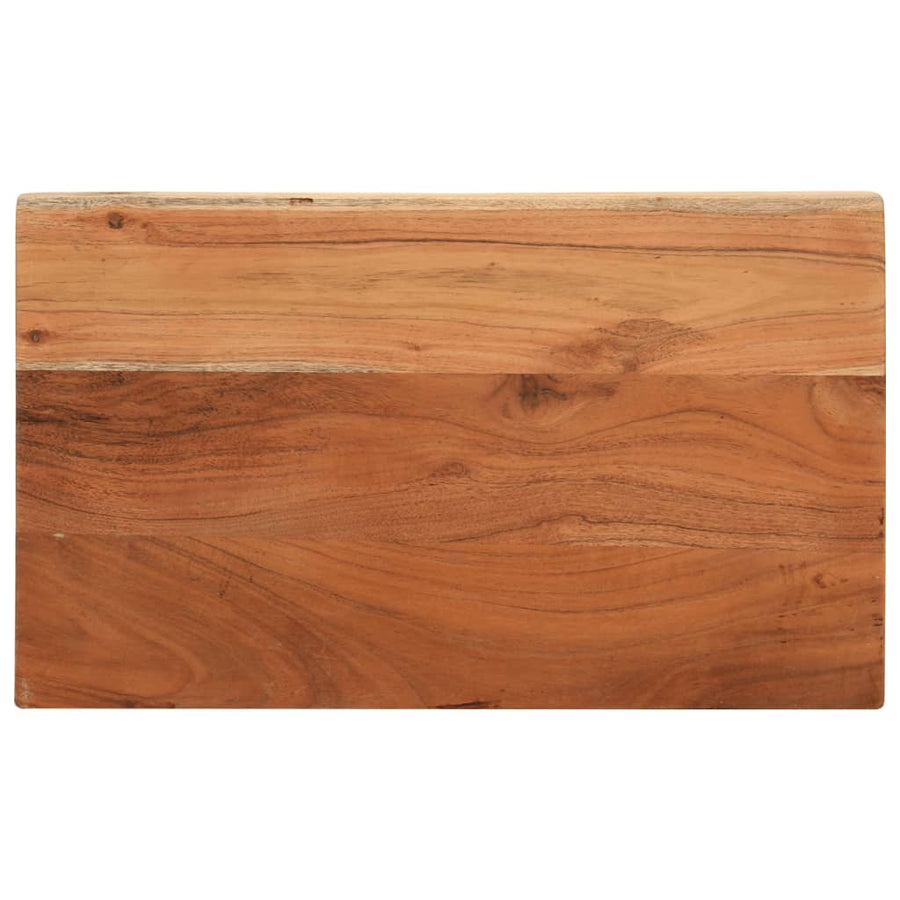 Tafelblad Rechthoekig 40X20X3,8 Cm Bruin 40 x 20 x 3.8 cm Massief acaciahout