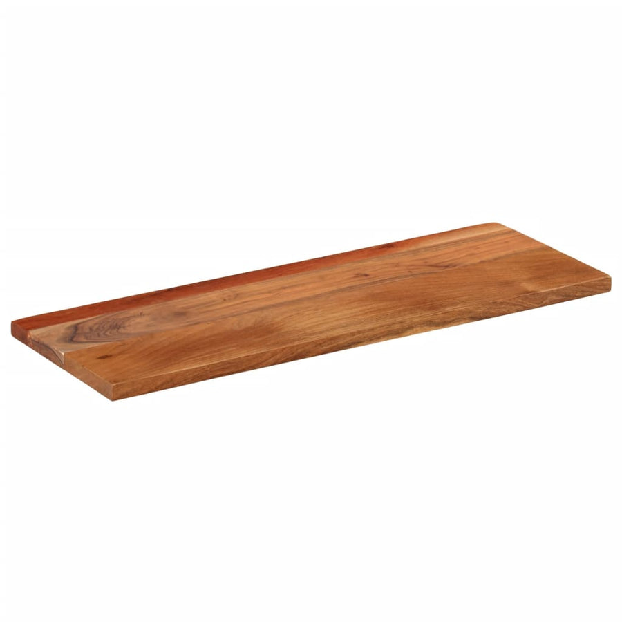 Tafelblad Rechthoekig 90X20X3,8 Cm Massief Acaciahout Acaciahout (Naturel) 38 mm