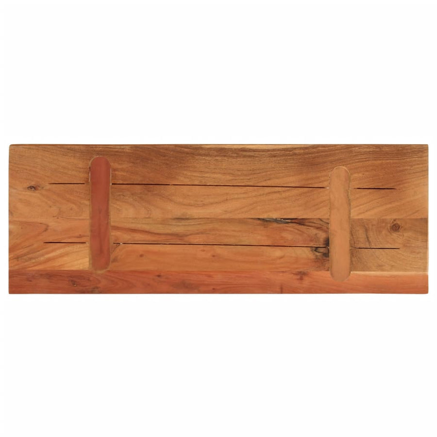 Tafelblad Rechthoekig 90X20X3,8 Cm Massief Acaciahout Acaciahout (Naturel) 38 mm