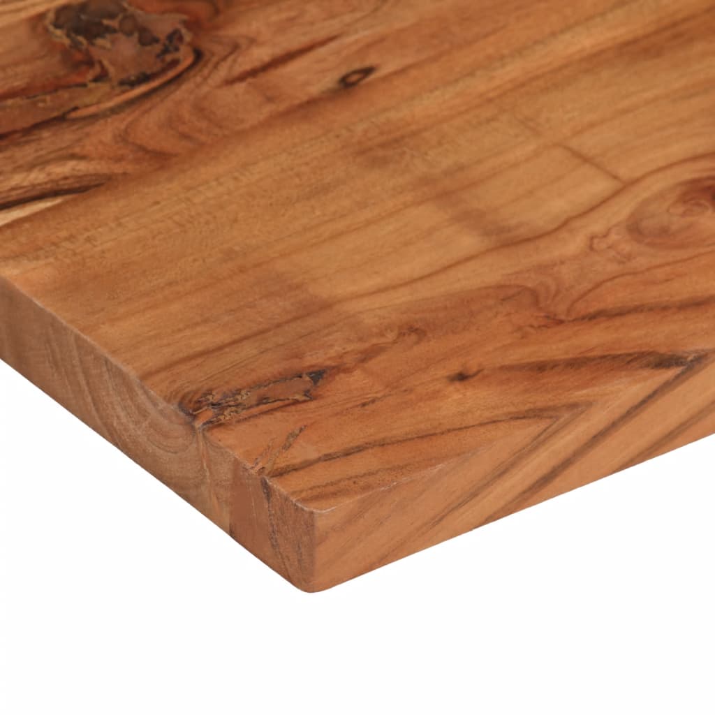 Tafelblad Rechthoekig 90X20X3,8 Cm Massief Acaciahout Acaciahout (Naturel) 38 mm