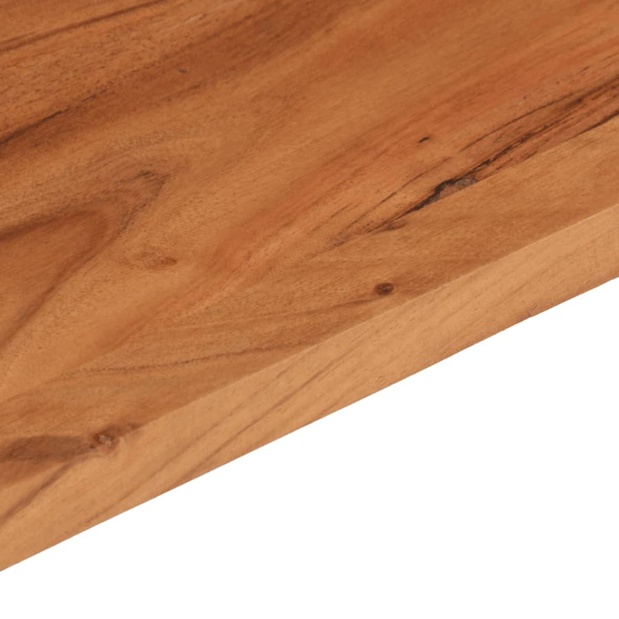 Tafelblad Rechthoekig 90X20X3,8 Cm Massief Acaciahout Acaciahout (Naturel) 38 mm