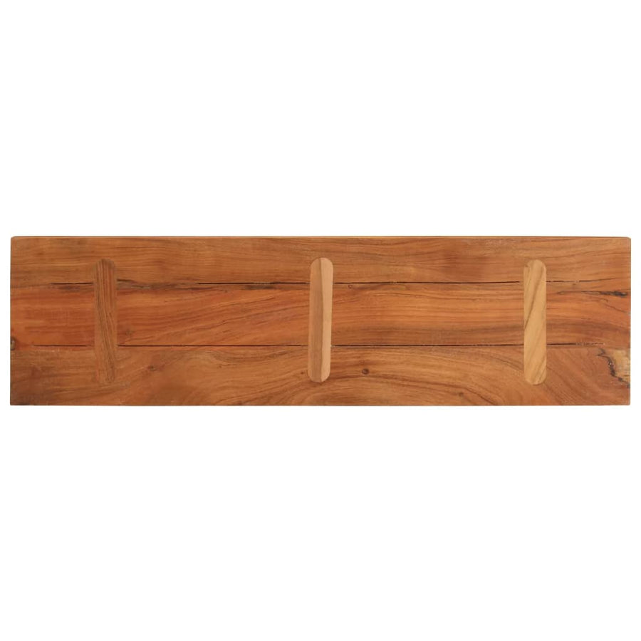 Tafelblad Rechthoekig 110X20X3,8 Cm Massief Acaciahout Acaciahout (Naturel) 38 mm