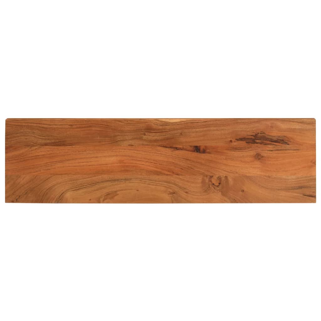 Tafelblad Rechthoekig 120X20X3,8 Cm Massief Acaciahout Acaciahout (Naturel) 38 mm