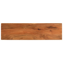 Tafelblad Rechthoekig 120X20X3,8 Cm Massief Acaciahout Acaciahout (Naturel) 38 mm