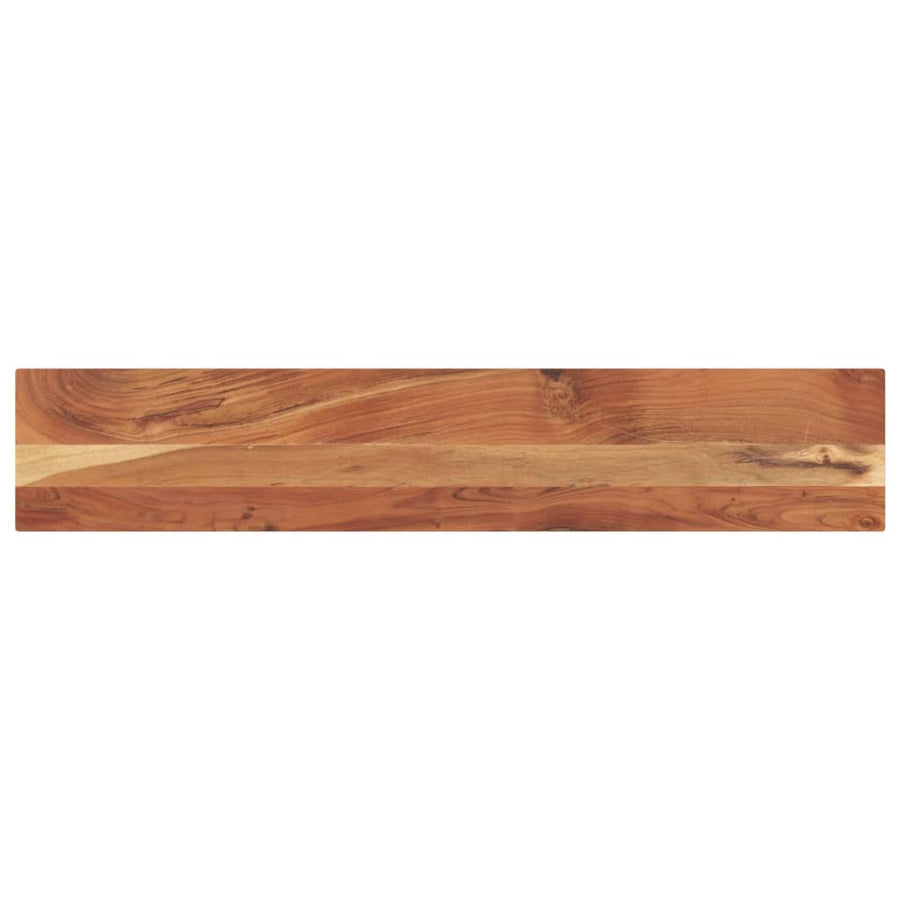 Tafelblad Rechthoekig 160X20X3,8 Cm Massief Acaciahout Acaciahout (Naturel) 38 mm 160 x 20 cm
