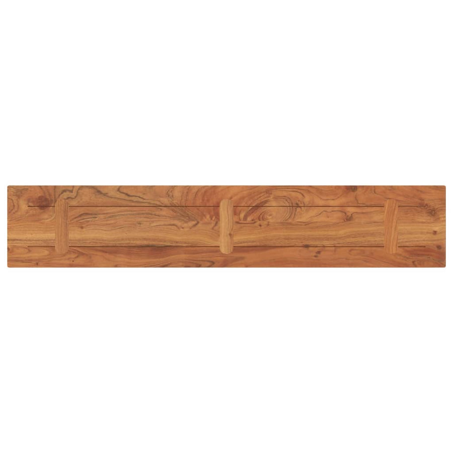Tafelblad Rechthoekig 160X20X3,8 Cm Massief Acaciahout Acaciahout (Naturel) 38 mm 160 x 20 cm