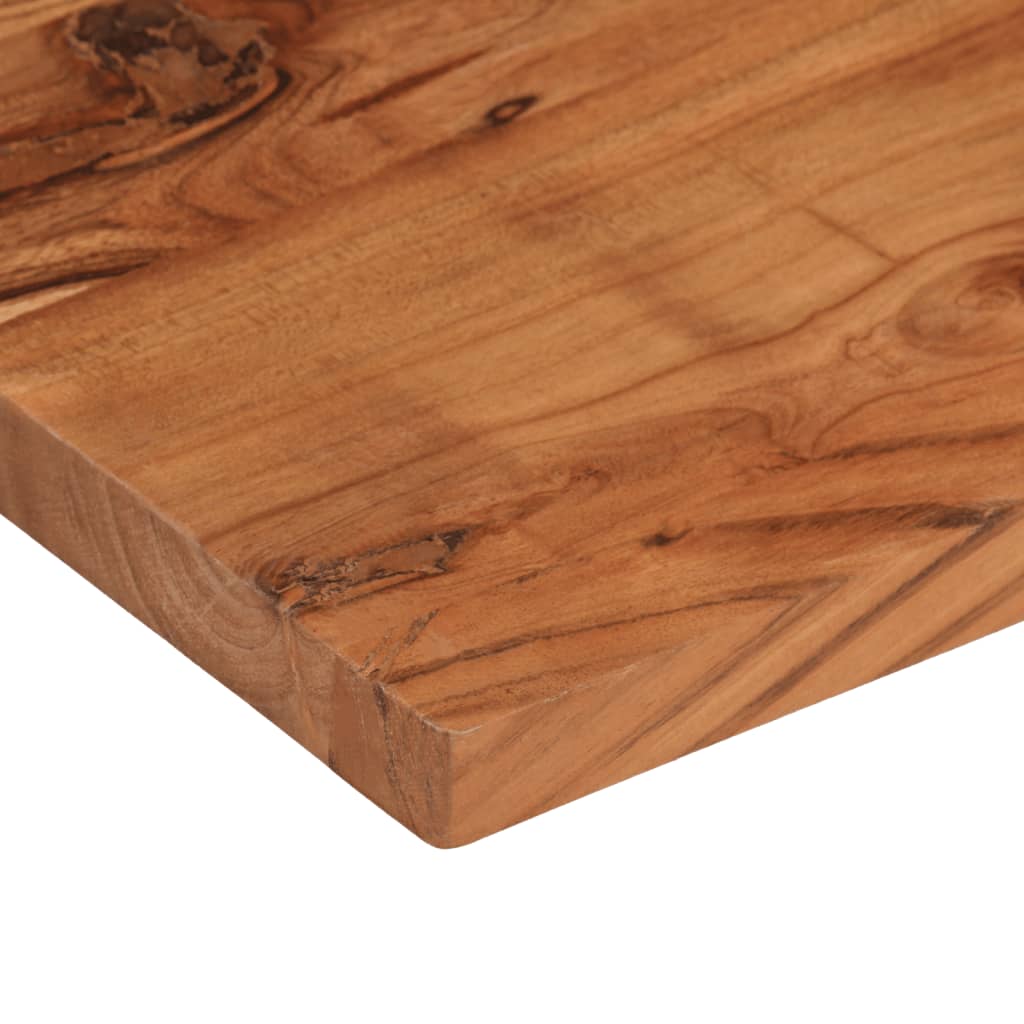 Tafelblad Rechthoekig 90X30X3,8 Cm Massief Acaciahout Acaciahout (Naturel) 38 mm 90 x 30 cm