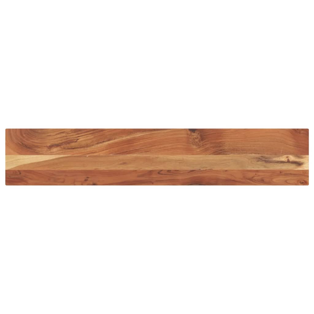Tafelblad Rechthoekig 140X30X3,8 Cm Massief Acaciahout Acaciahout (Naturel) 38 mm 140 x 30 cm