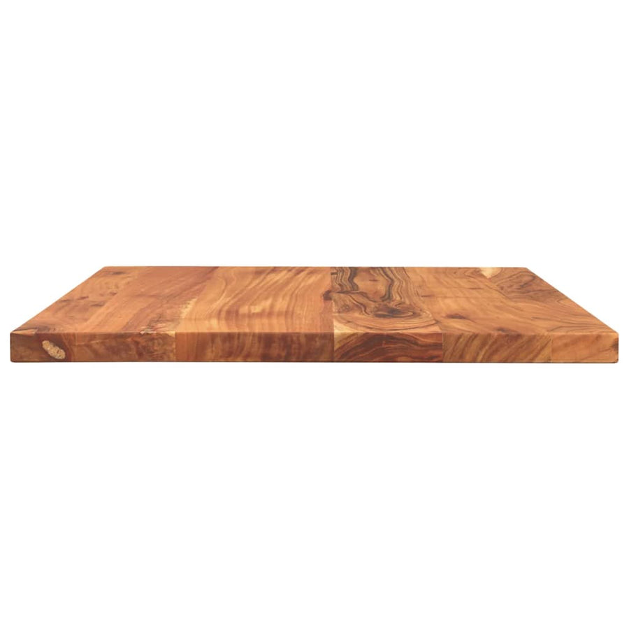 Tafelblad Rechthoekig 60X50X3,8 Cm Bruin 60 x 50 x 3.8 cm Massief acaciahout